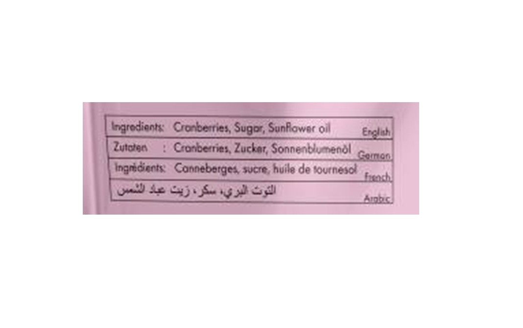 Delight Nuts Dried Cranberries    Pack  750 grams